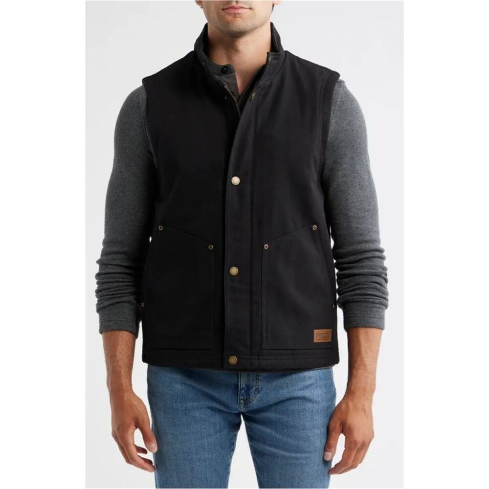 Pendleton Mens Pine Grove Canvas Utility Vest, NWT